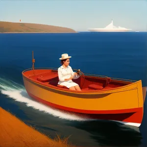 Tropical Getaway: Serene Ocean Beach and Boat