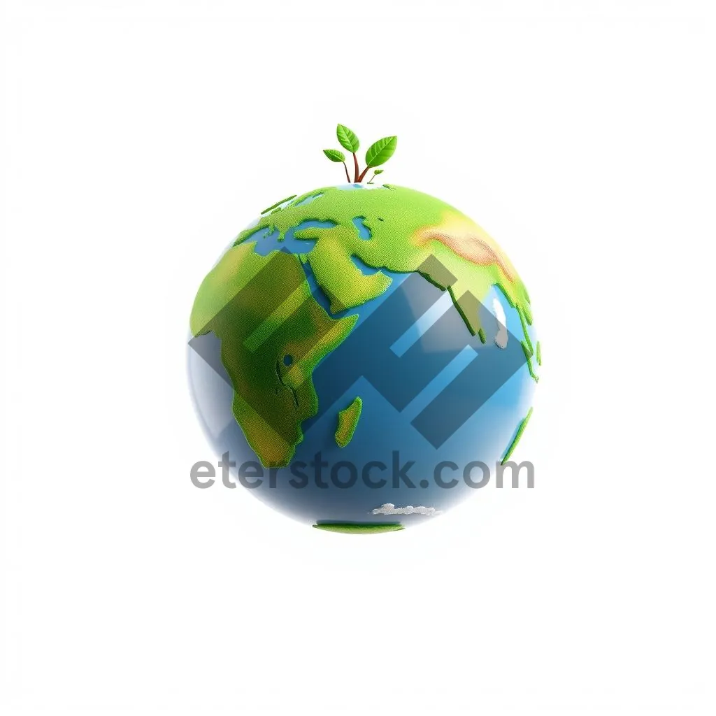 Picture of Global Map Icon Symbol