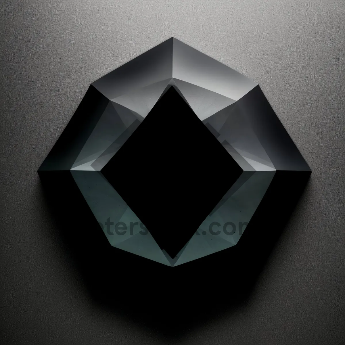 Picture of 3D Gem Box Icon - Solid Glass Matter Design