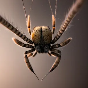Barn Spider - Scary Arachnid with Hairy Legs