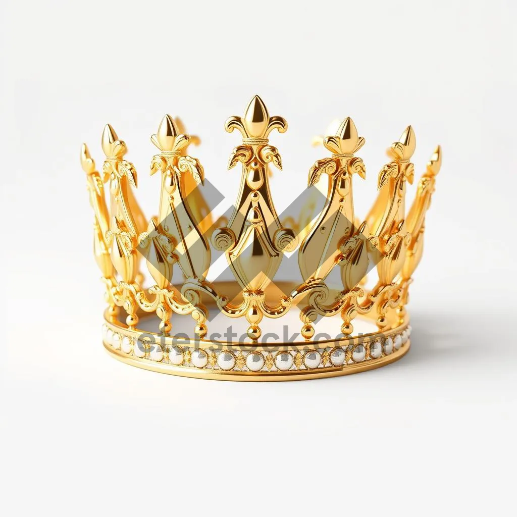 Picture of Baron's Heraldry Crown Design in Gold