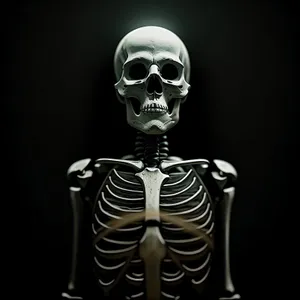 Spine-Chilling Skeletal Anatomy Sculpture