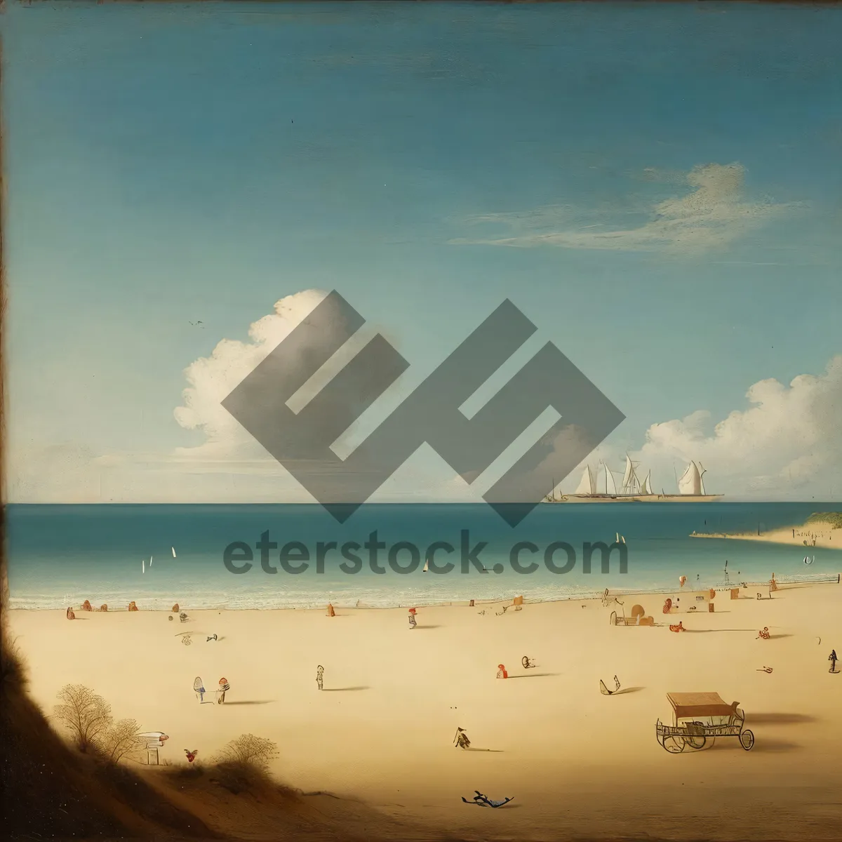 Picture of Serene Sunset over Tropical Beach