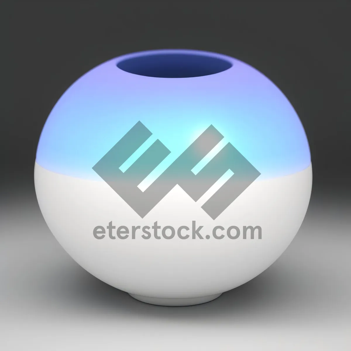 Picture of Shiny Glass Ball Web Icon with Reflection