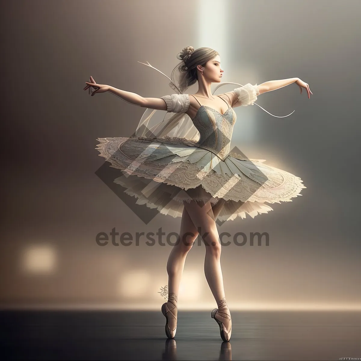Picture of Elegant ballet performer showcasing captivating dance moves