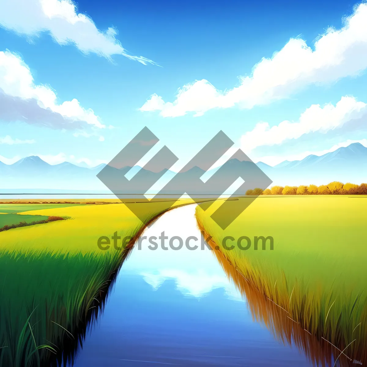 Picture of Serenity by the Shore: A Glimpse of Nature's Canvas