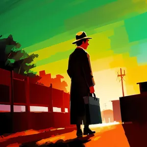 Dynamic Crowd Cheering at Patriotic Night Stadium"
Note: The text is a short describing name for the image.