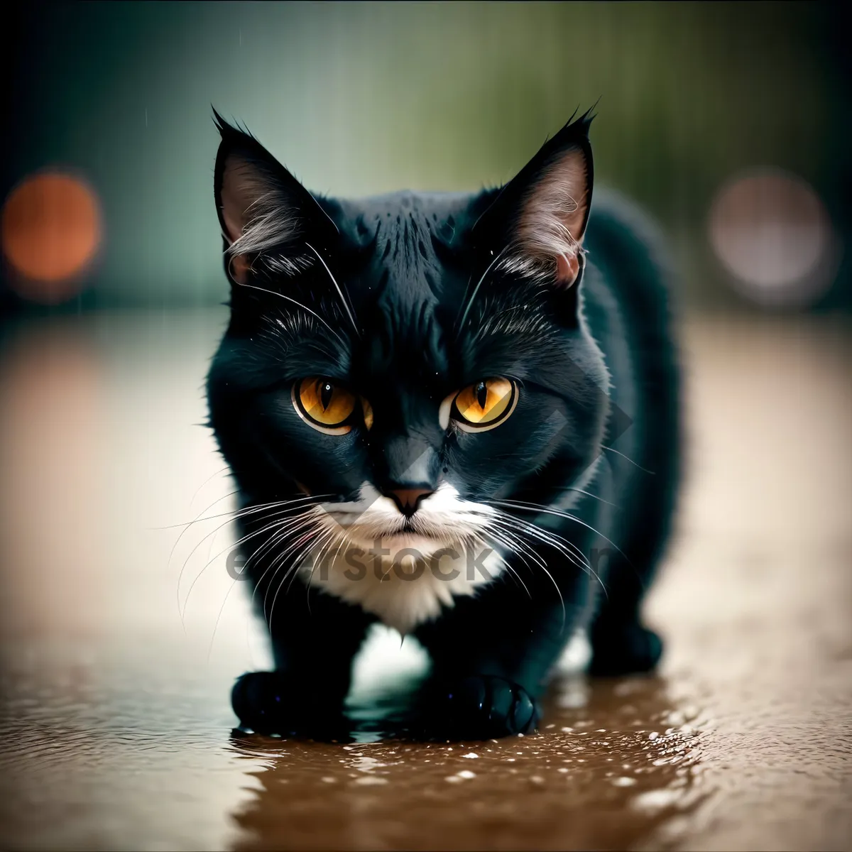 Picture of Curious Tabby Kitten with Whiskers