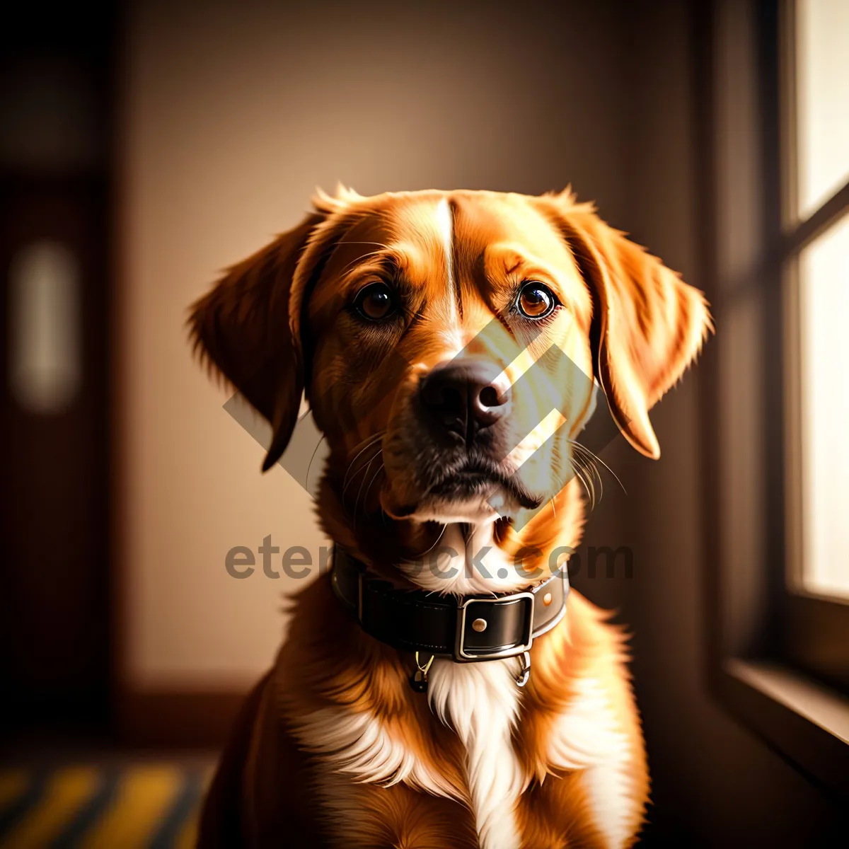 Picture of Brown Retriever Puppy - Cute Canine Companion