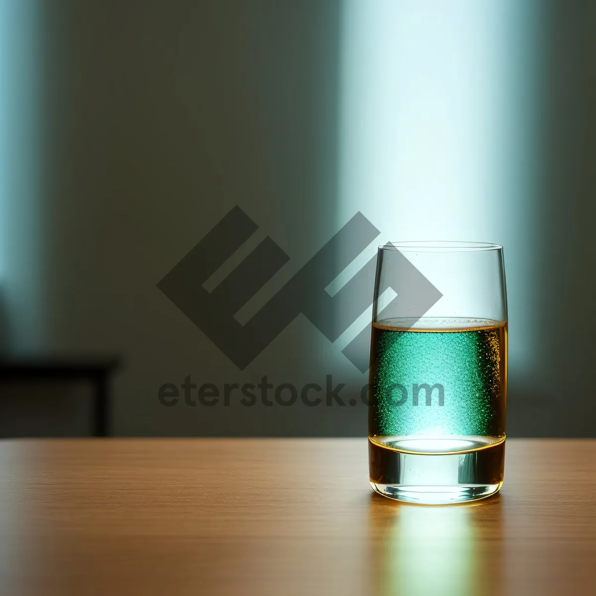 Picture of Bottle of Perfumed Liquid in Glass Container