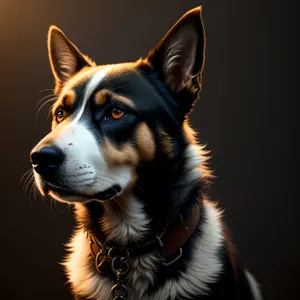 Adorable Border Collie Puppy with Cute Brown Fur