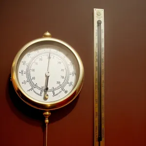 Antique Clock with Vintage Dial and Time Hands.