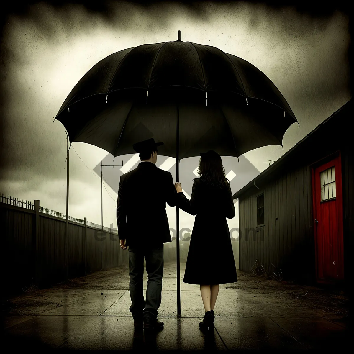 Picture of Rainy Day Protection: Canopy Umbrella Shelter