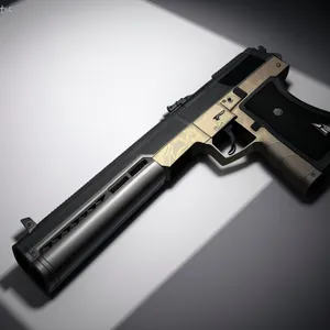 Black Gas Gun: Military-grade Pistol for Enhanced Security