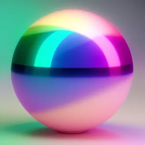 Colorful Glass Sphere Icon Set for Web Design