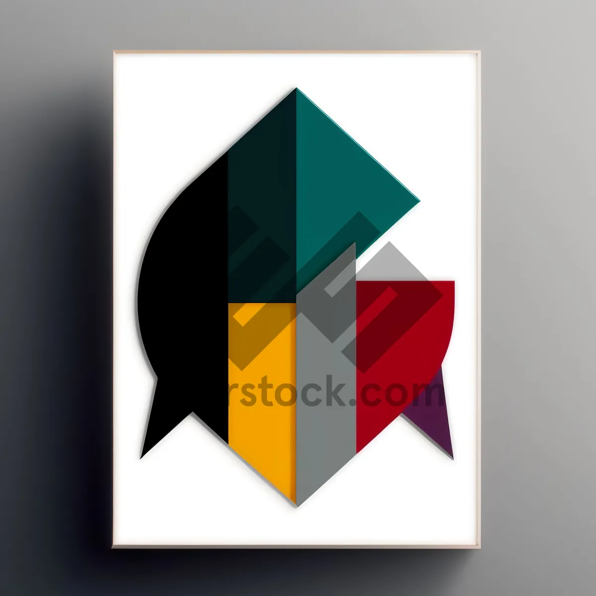 Picture of Symbolic 3D Box Graphic Icon