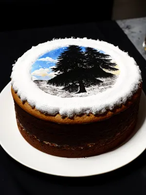 Delicious Chocolate Cake Dessert in Bowl