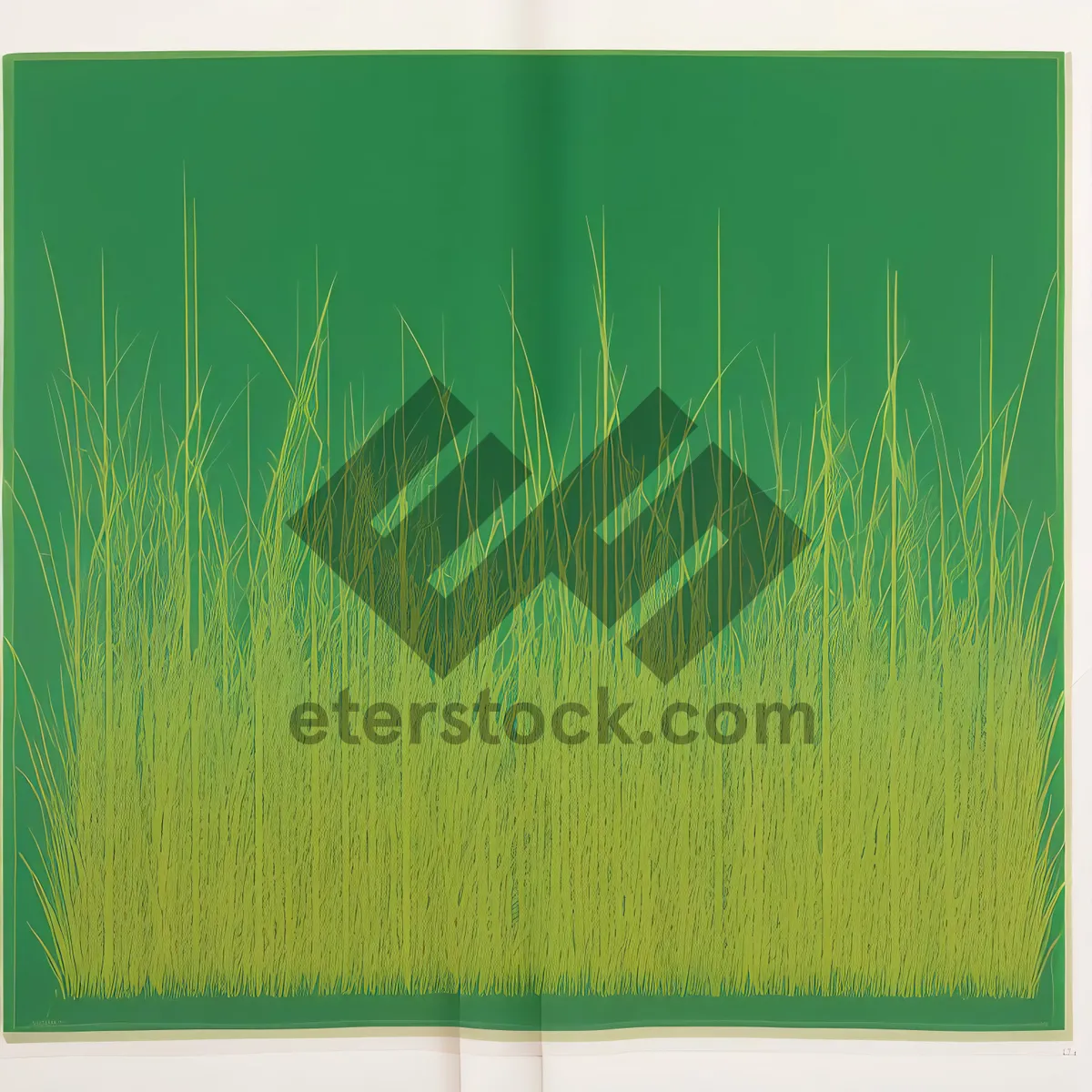 Picture of Vintage Burlap Texture Doormat with Grunge Border