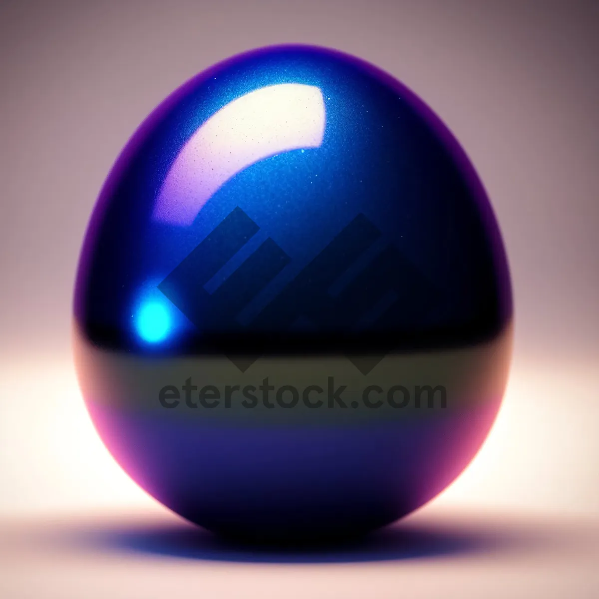 Picture of Shimmering Glass Sphere: Elegant 3D Illuminated Design