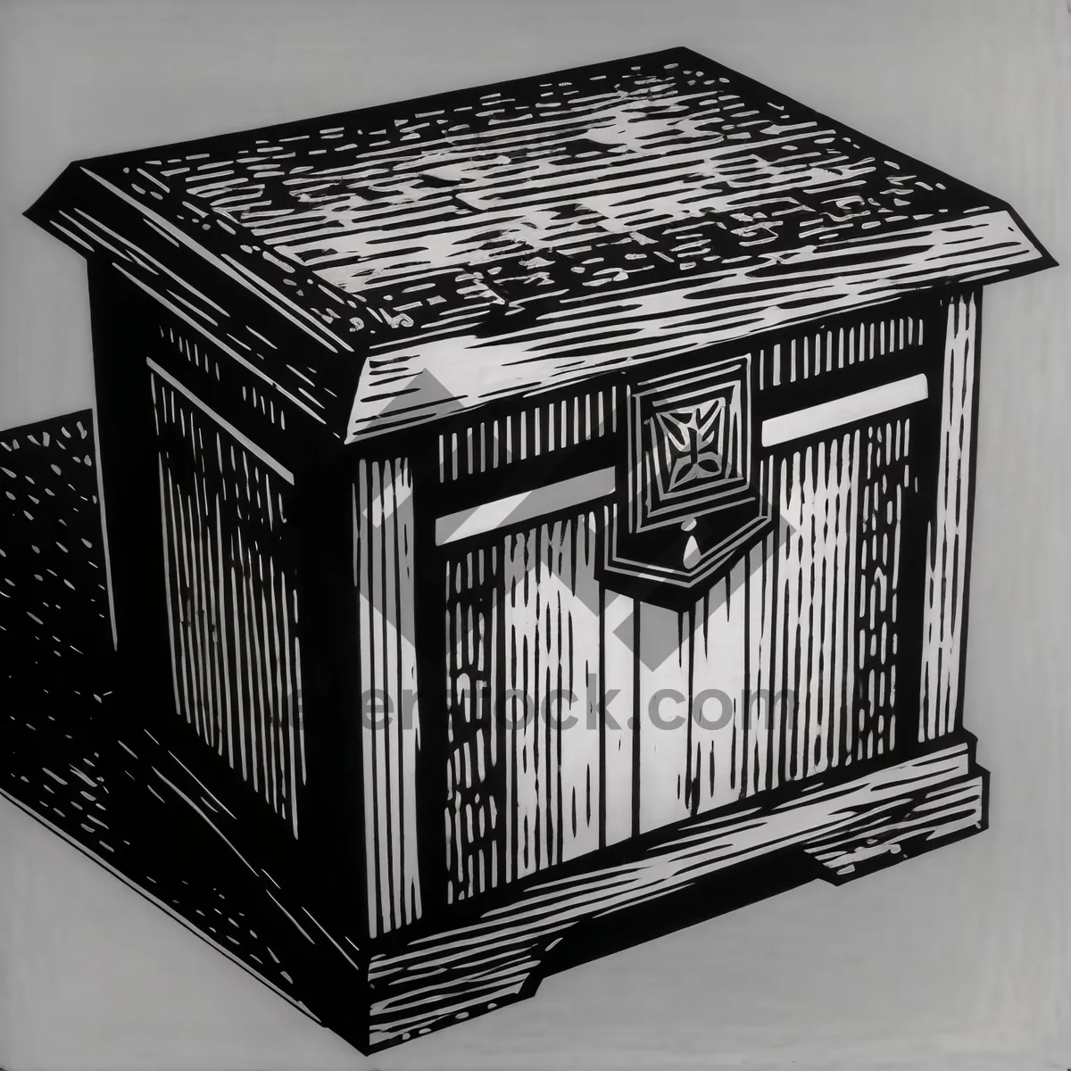 Picture of 3D Crate Container Box Chest Image