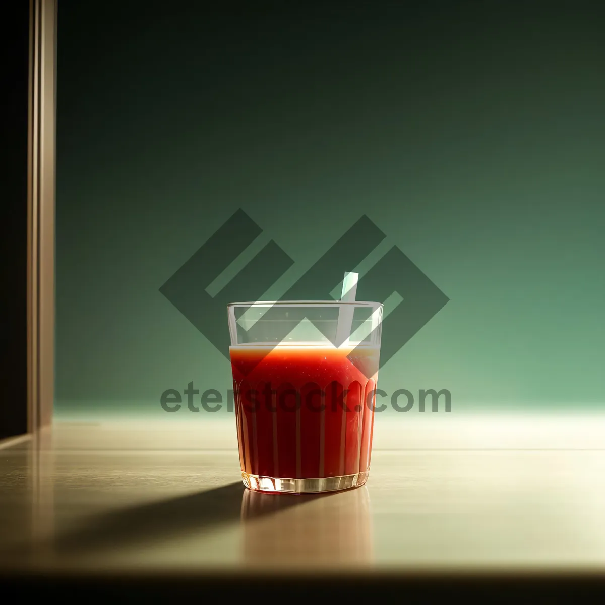 Picture of Frosty Citrus Cocktail in Transparent Glass