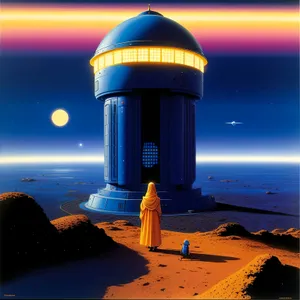 Oceanic Beacon - Majestic Sentinels Guiding Nautical Journeys