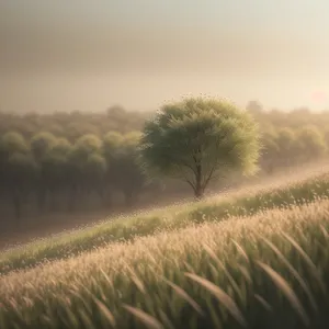 Bountiful Wheat Fields Under Sunny Skies