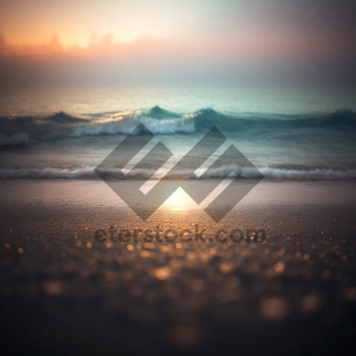 Picture of Tropical Sunset Over the Sea