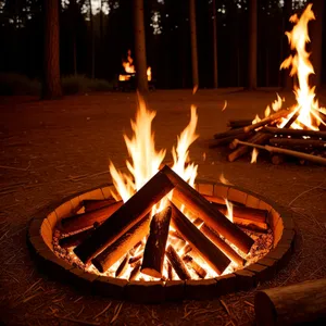 Fiery Illuminate: Menorah Candle Flame Spark