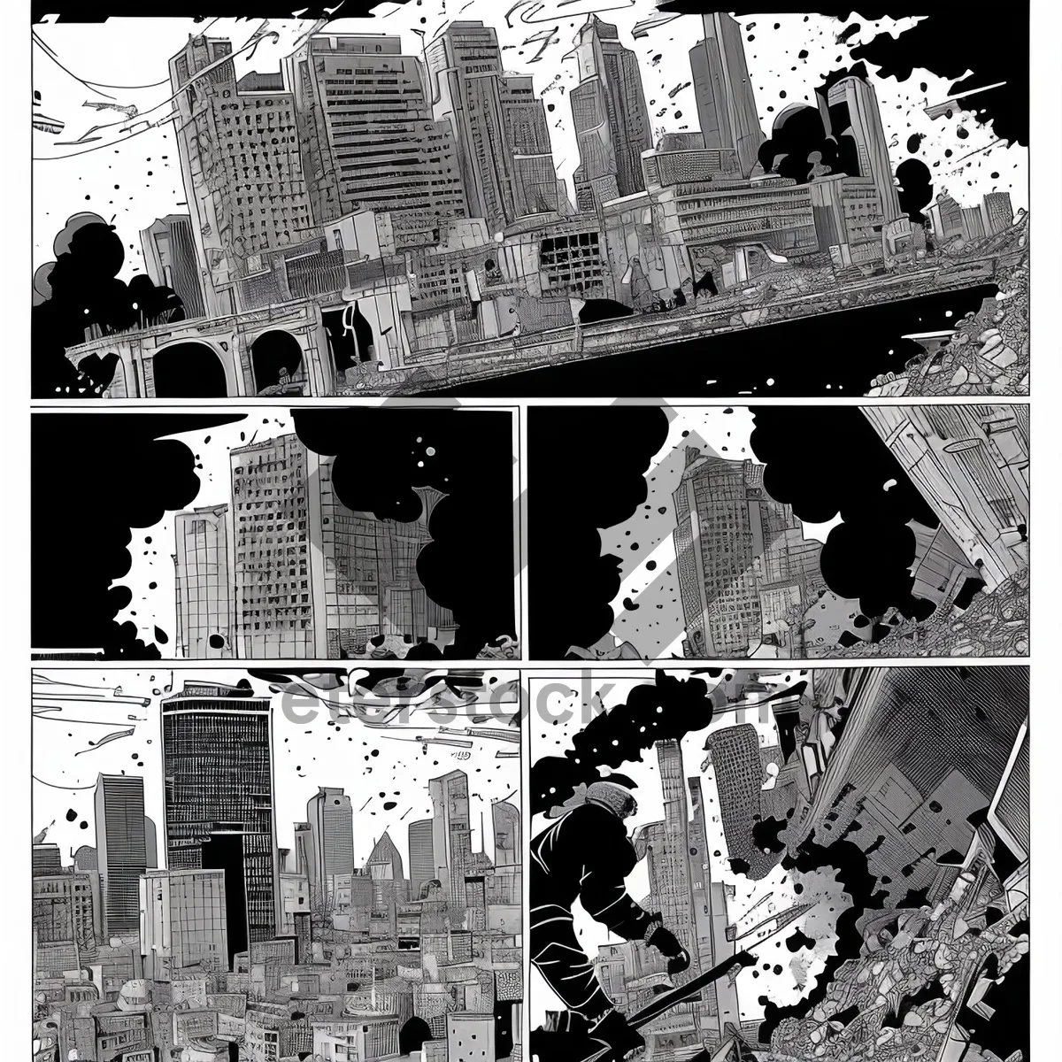 Picture of Urban Skyscraper City Puzzle Game