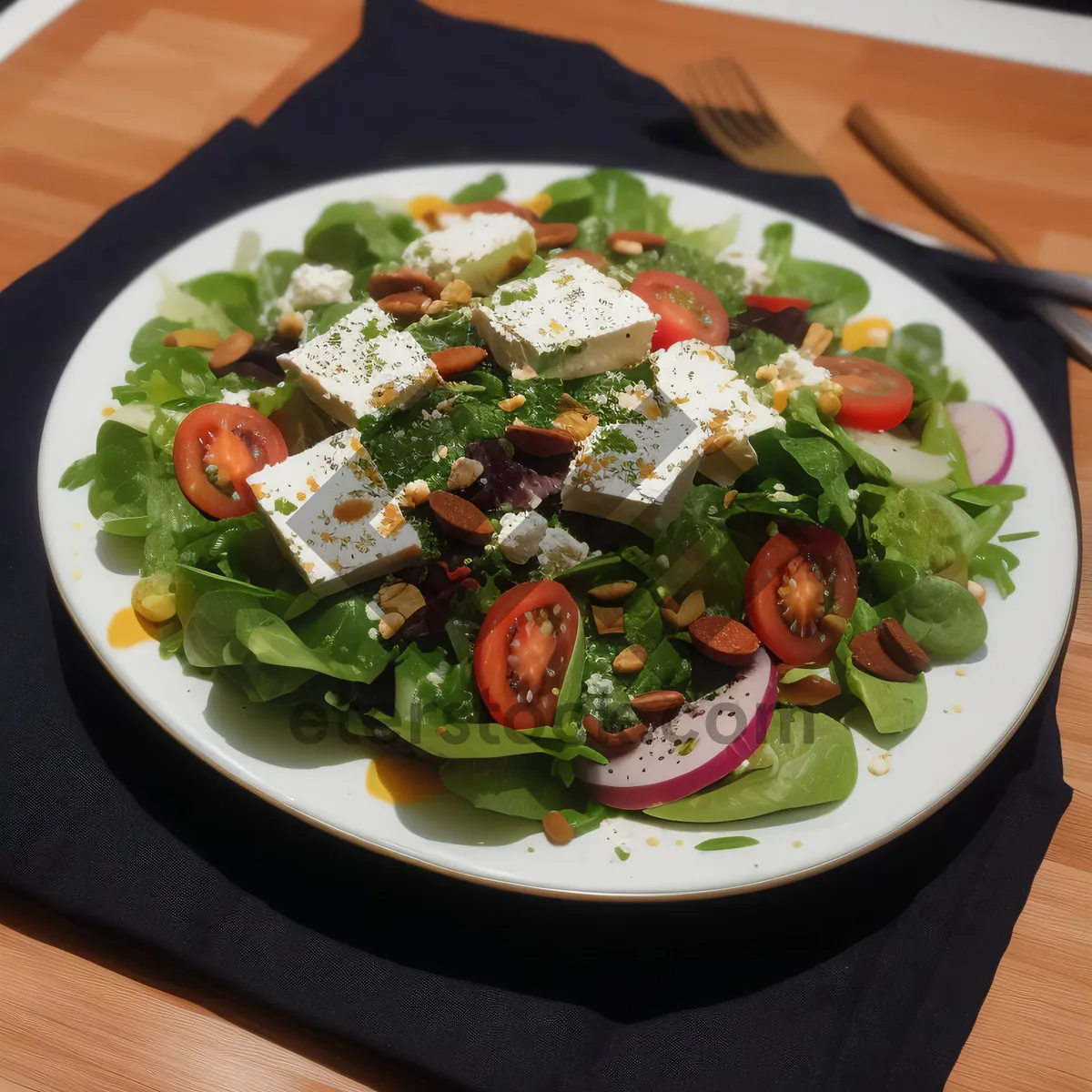 Picture of Delicious Grilled Vegetable Salad Plate