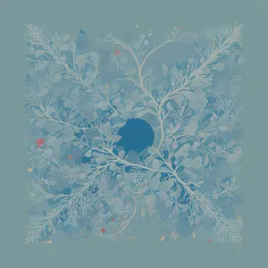 Winter Wonderland Delight - Frosty Snowflake Art