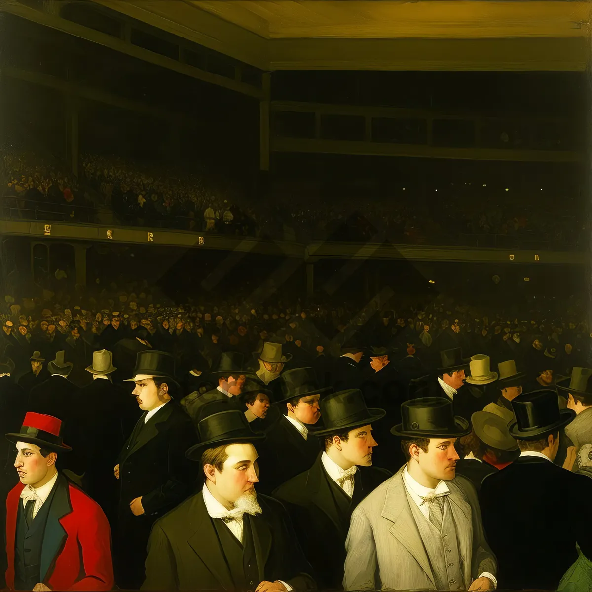 Picture of Professional business team in executive suits meeting