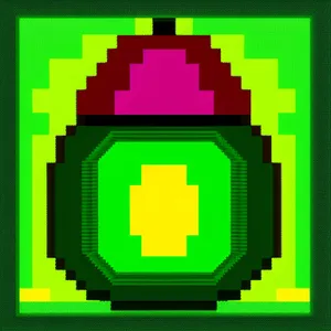 3D Mine Excavation Map Icon