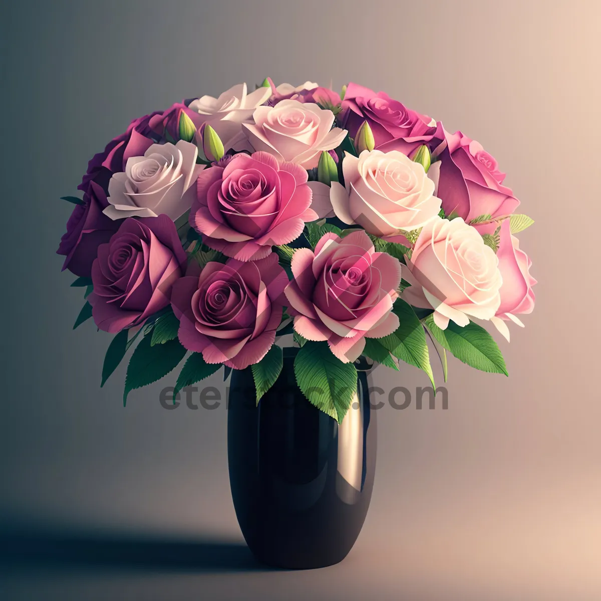 Picture of Blooming Love: Pink Floral Wedding Bouquet