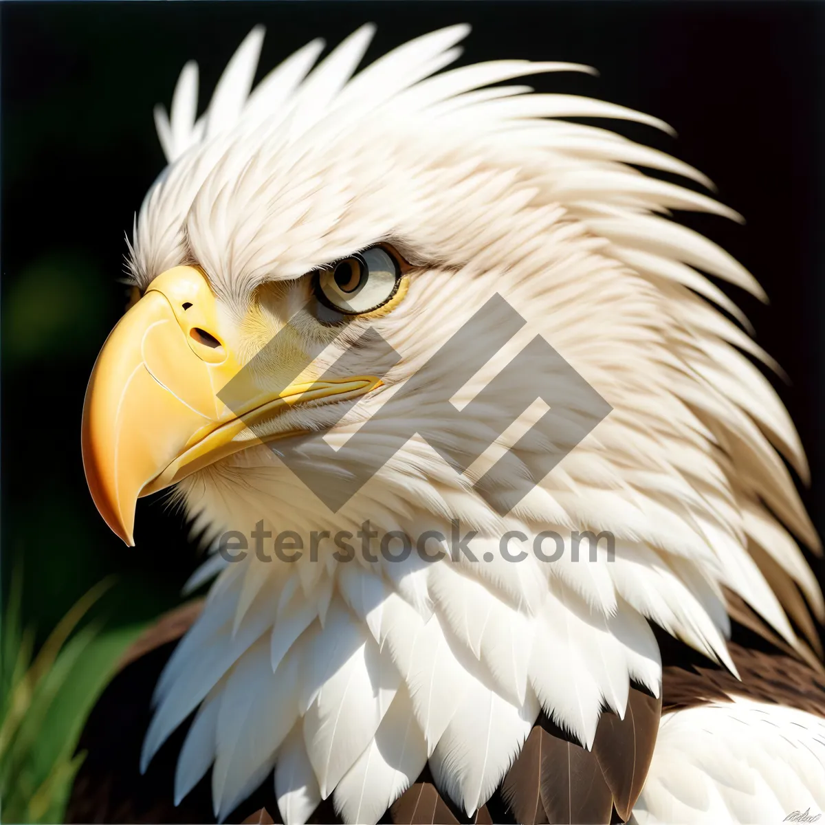 Picture of Majestic Eagle with Piercing Gaze