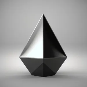 Matter Pyramid: Symbolic 3D Graphic Design