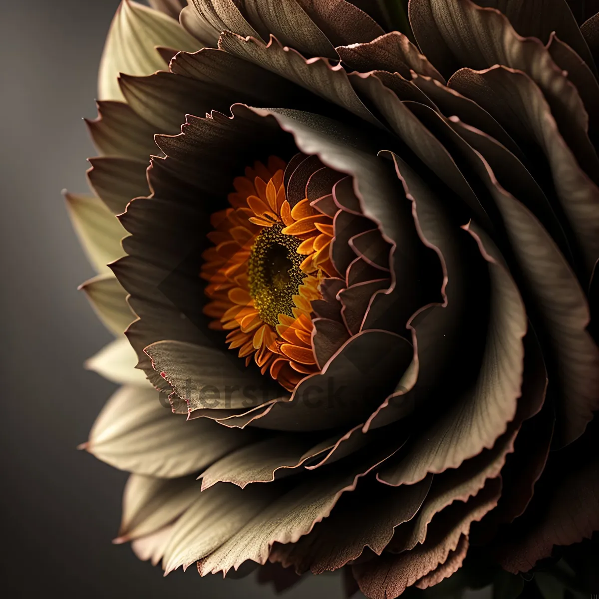 Picture of Vibrant Sunflower Blossoming in Summertime