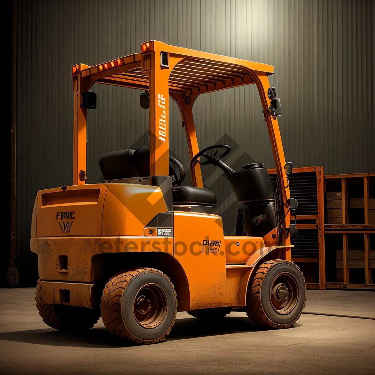 Picture of Heavy-duty Forklift Truck: Efficient Industrial Cargo Loader