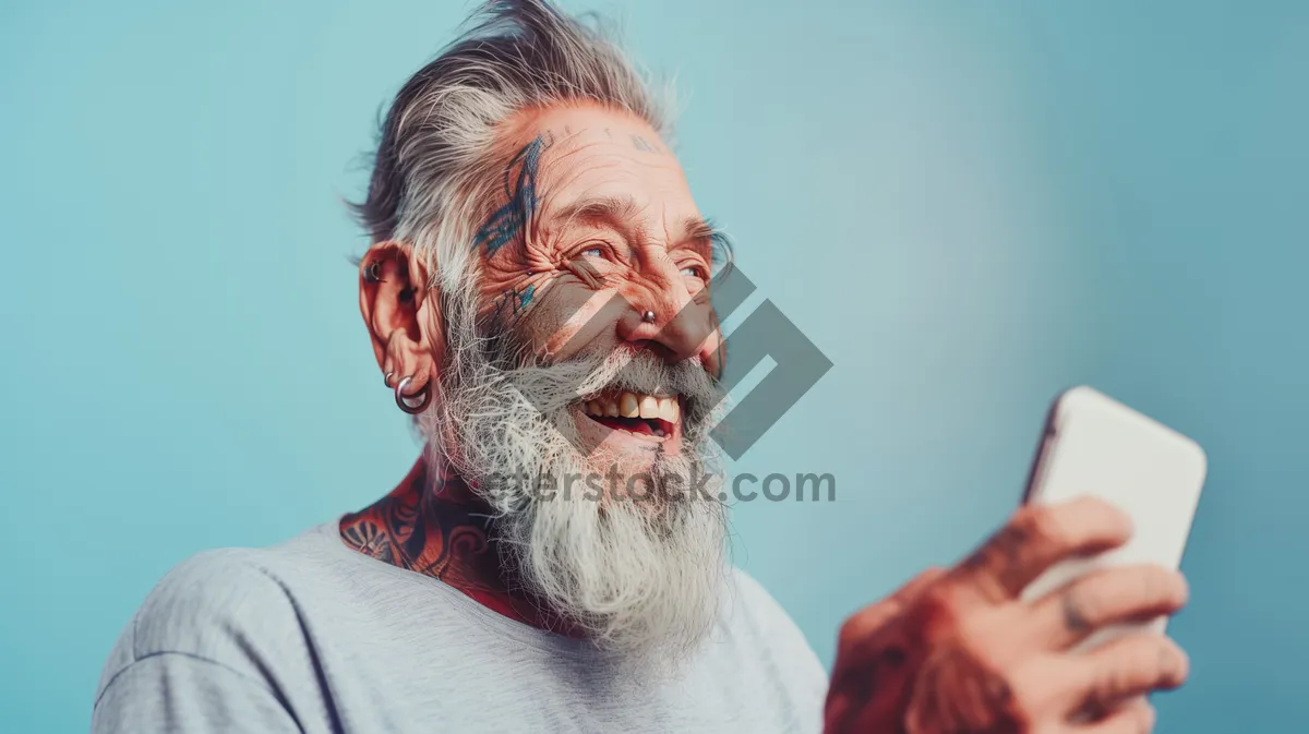 Picture of Elderly Couple Smiling Together at Retirement Party