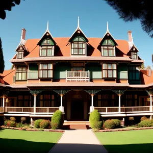 Historic Brick Residence with Skyline View