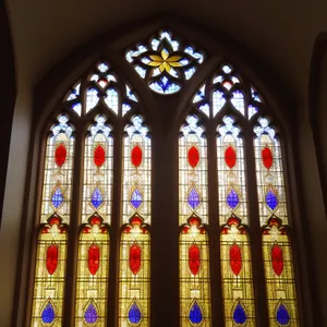 Stained Glass Cathedral Window - Heavenly Architecture