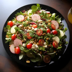 Fresh and Delicious Gourmet Vegetable Salad