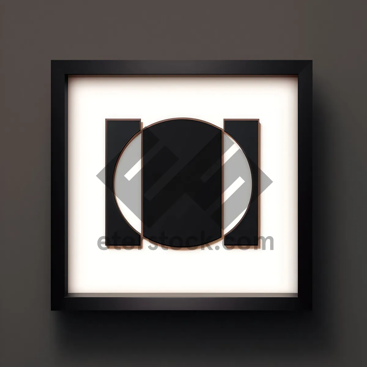 Picture of Vintage Black Square Frame Design