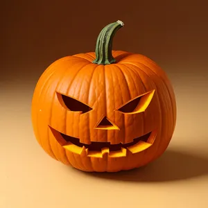 Spooky Jack-O'-Lantern Pumpkin Lantern Decoration