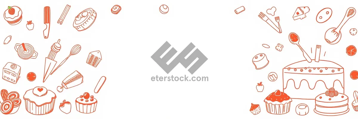 Picture of Abstract Geometric Design Texture Pattern Frame Border Photograph