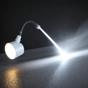 Metal spotlight lamp with water faucet
