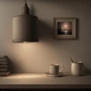 Modern Wood Table Lamp with Stylish Lampshade