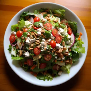 Healthy Vegetarian Chickpea Salad with Fresh Tomatoes