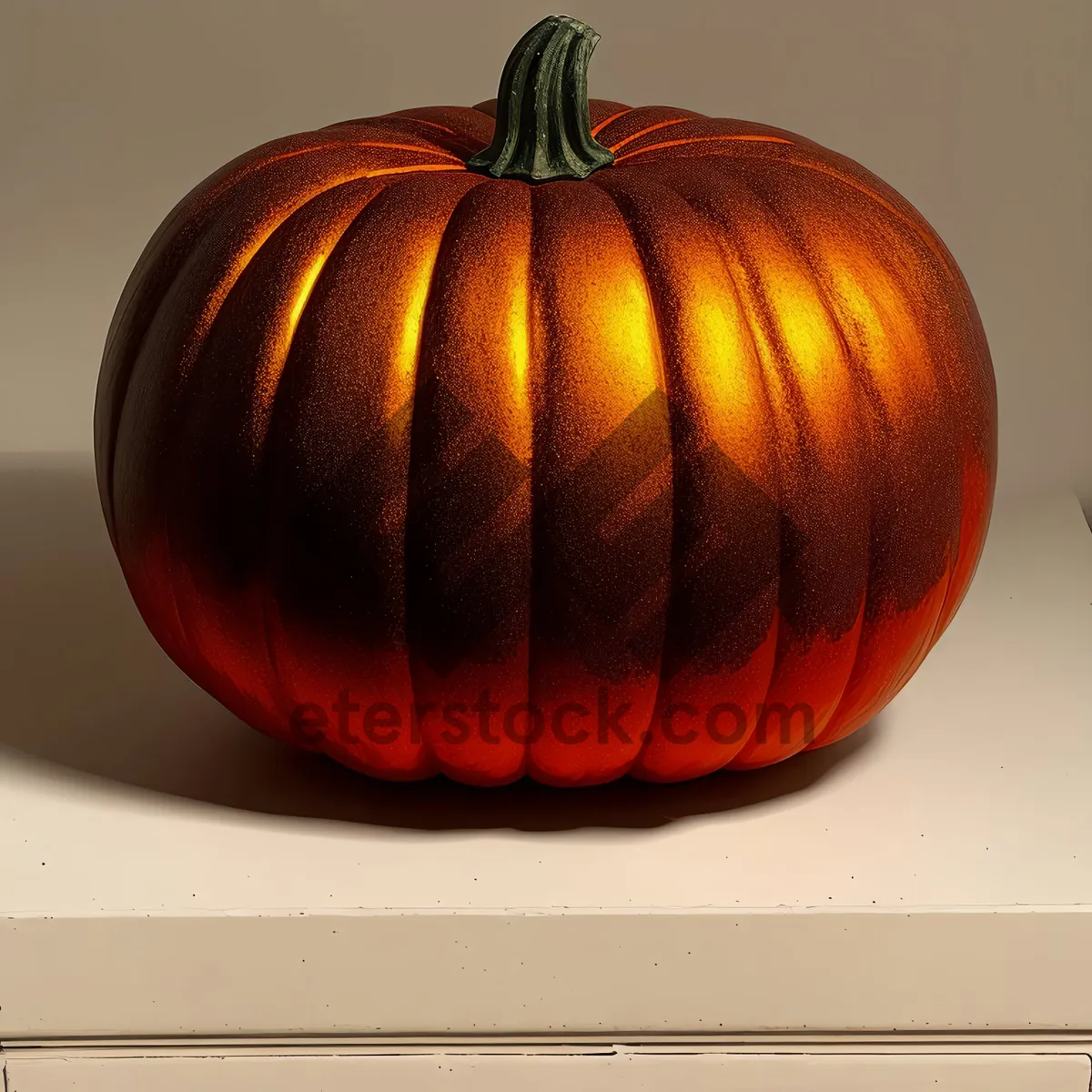 Picture of Vibrant Autumn Harvest Pumpkin Decor for Festive Thanksgiving